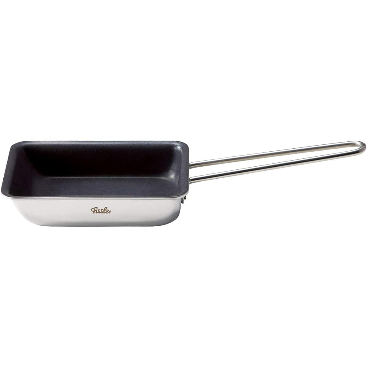 Fissler Egg Pan, Small 9.5 x 15cm, Gas IH Compatible, Non-Harmful Frying Pan, PFOA, PFOS Free, Non-Stick, Made in Japan, Recommended as a Gift [Authorized Japanese Product] 16-001-00-500