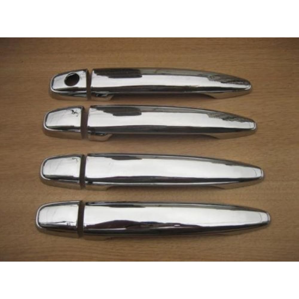 BRIGHTZ Voxy 70 75 Chrome Plated Outer Door Handle Cover Knob [WISH-NOBU-FS-A4B0C1D3] ZRR70G ZRR75G ZRR75W ZRR70W ZRR R70 R75 Voxy Boxy Boxy 119