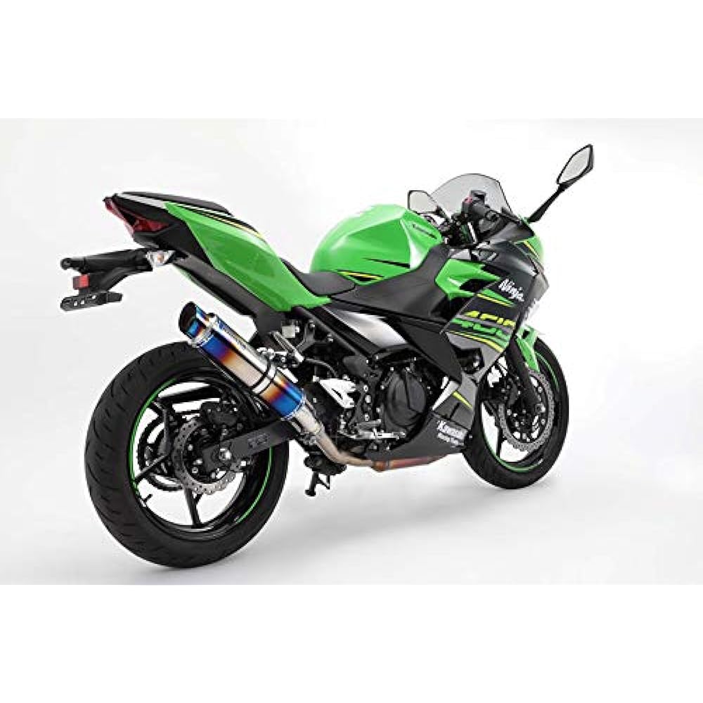 BEAMS R-EVO2 Slip-on Heat Titanium Silencer Government Certification NINJA400 2018~ G431-54-P1J