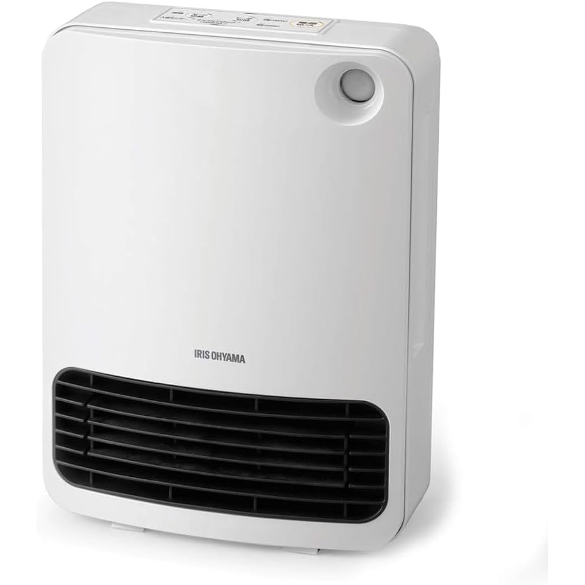 Iris Ohyama Ceramic Fan Heater Ceramic Heater with Motion Sensor Button Operation 1200W ~8 Tatami JCH-126T-W White