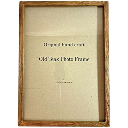 "H A3 N Old Wood Photo Frame Natural for Wall Hanging" Frame Picture Frame Picture Frame Wooden Menu Board Antique Picture Certificate Book *Uses old wood with holes and unevenness, and will be shipped as requested.