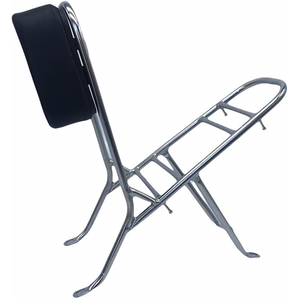 [moriyoshi] Honda Joker 50 Joker 90 Rear Carrier Included Sissy Bar Backrest Back Rest Chrome General Purpose