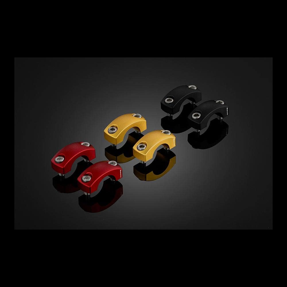 BIKERS Master Cylinder Clamp Rebel 250 Rebel 500 Aluminum Left and Right Set Matte Light Gold BK-H0436-LGD