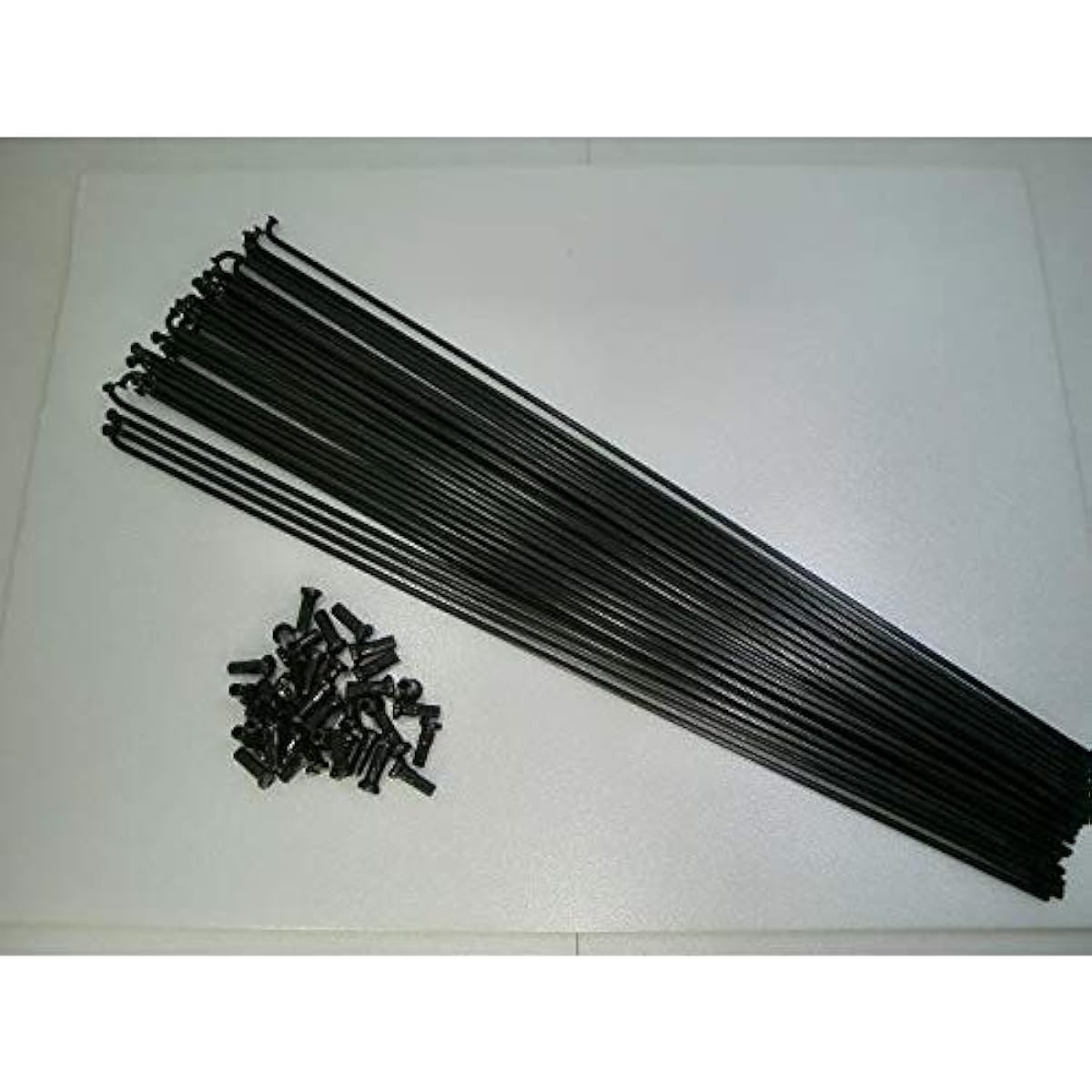 36 star spokes #14-297 Star Bright BK Black with nipples