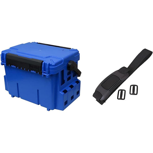 MEIHO Bucket Mouse BM-7000 Blue. & Hard Belt BM-200 Black [Set Purchase]
