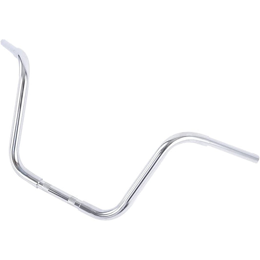 SLMOTO Motorcycle Handlebar 1 1/4" Thick 12" Rise Ape Hanger Handlebar Fit Harley FLST FXST Sportster XL Chrome