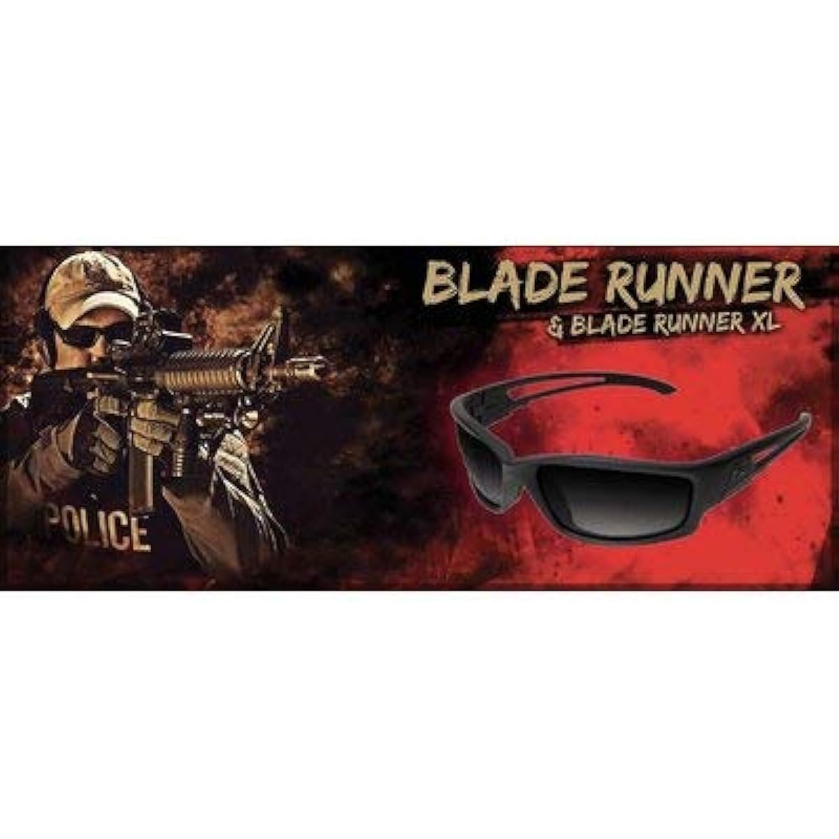 EDGE TACTICAL BRADE RUNNER Smoke Vapor Shield Anti-Fog Asian Fit SBR61-G15-AFT