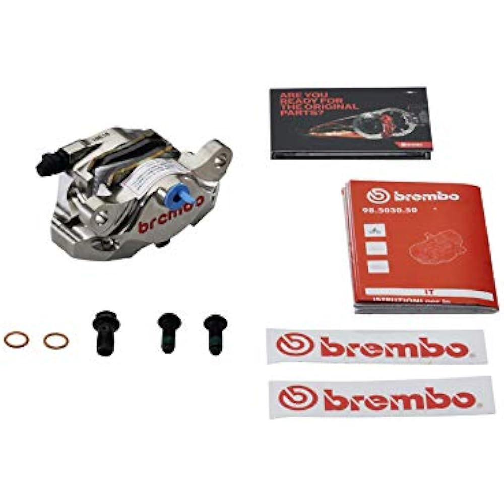 Brembo CNC (machined) rear caliper 2P φ34 nickel coat 120.A441.40