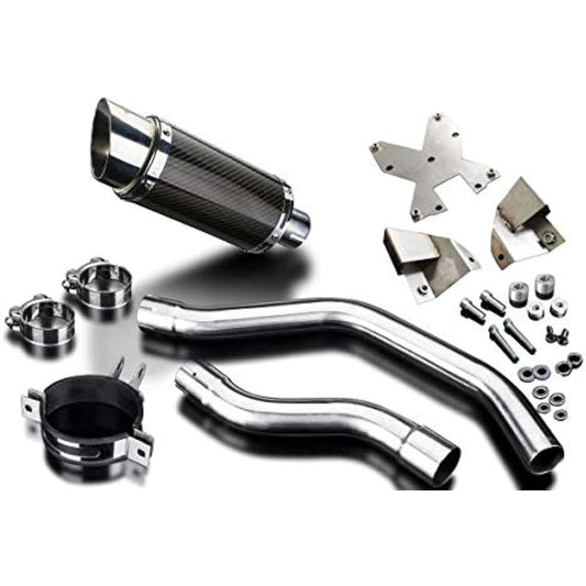 DELKEVIC Slip-on Carbon Muffler TRIUMPH DAYTONA 675/675R 2006-2012 200mm KIT01HG