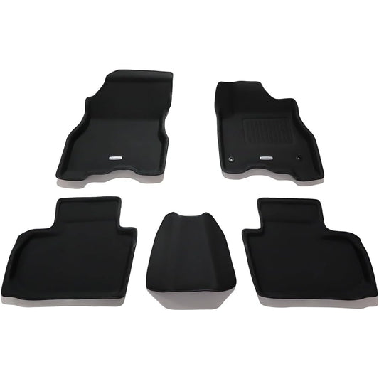 Clazzio Floor Mat 3D Type Set for 1 Car Leaf H29(2017)/10~ Cold Region Specification Vehicle NEW Rubber Type Black EN-5303 [5EENB5303K]