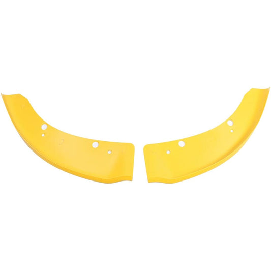 IKON Motorsports Front Lip Protector 2015-2023 DODGE CHARGER SCAT PACK & SRT compatible Yellow Lower Lord Lip Guard 2016 2017 2018 2018