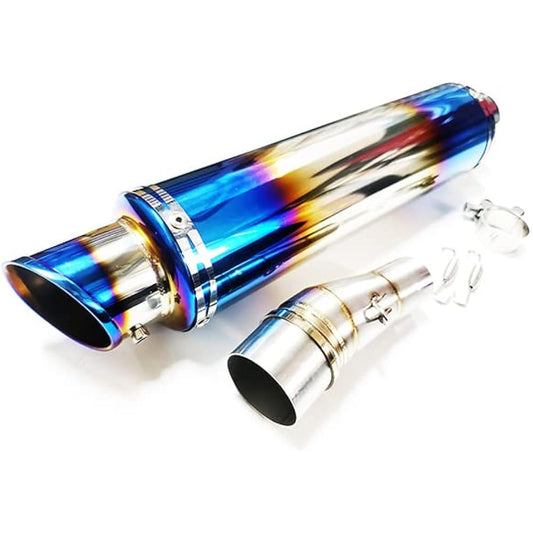 LK17-1Ni Z250 ER250C Ninja250 EX250L Ninja300 Ninja 250 Exclusive Muffler Titanium Grilled Version with Intermediate Pipe Slip-on