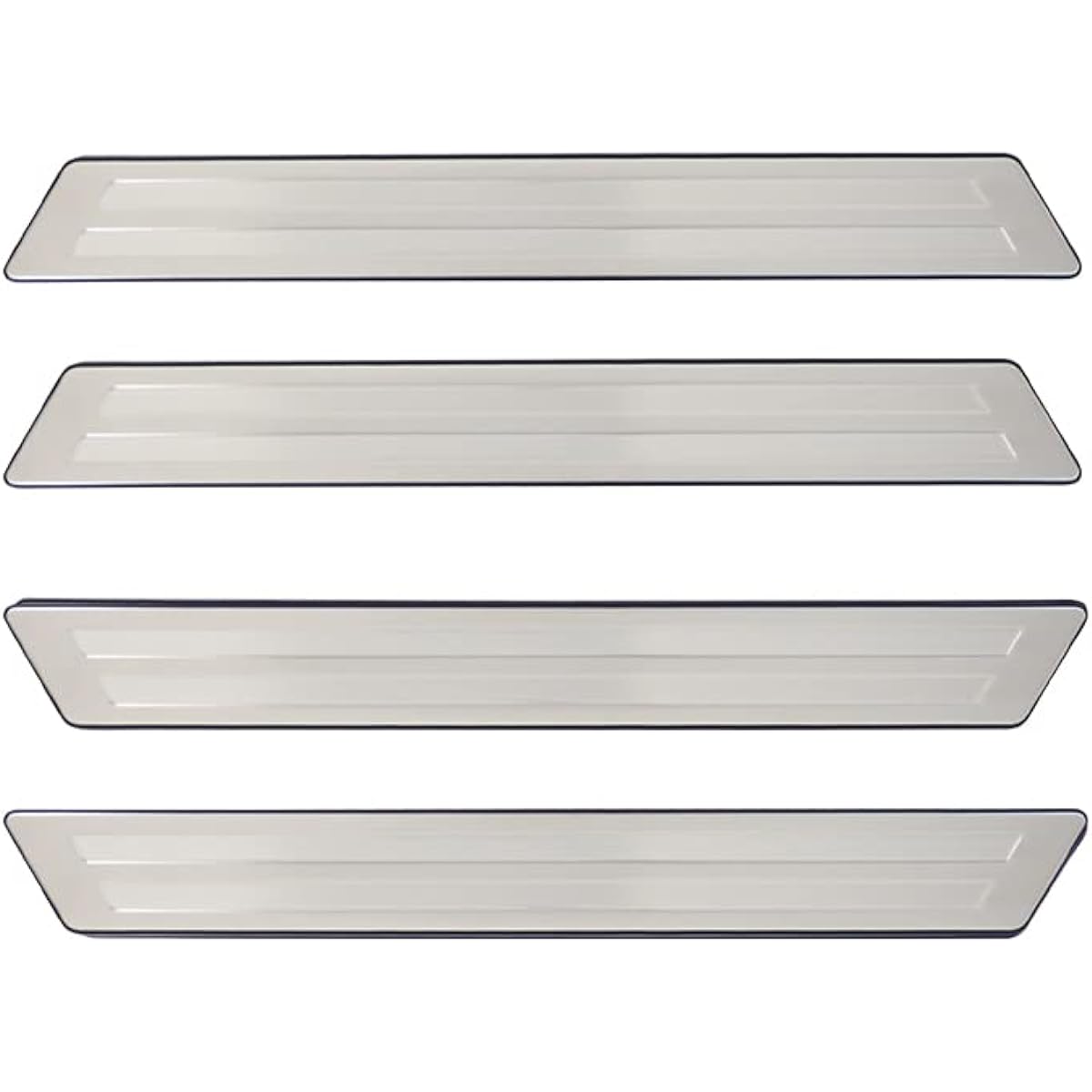 Samurai Produce Mazda New Model CX-8 KG Series Exclusive Scuff Plate Side Step Outside Front Rear Set 4P Car Body Protection Rubber Silver Hairline