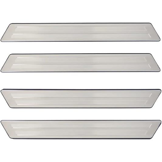 Samurai Produce Mazda New Model CX-8 KG Series Exclusive Scuff Plate Side Step Outside Front Rear Set 4P Car Body Protection Rubber Silver Hairline