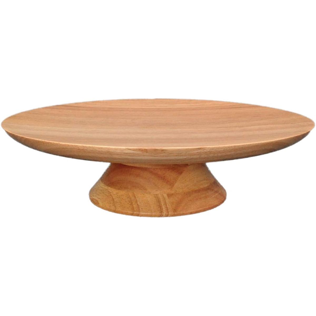 Swanson Shoji Cake Stand Wooden L Natural Approx. Diameter 30 x Height 8cm Footed Plate Afternoon Tea Party HF-005N