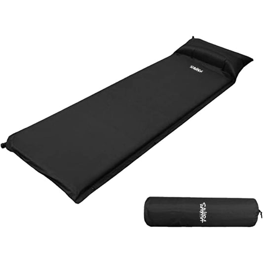 [Sloth Forest] Camping Mat, Tent Mat, Car Sleeping Mat, Inflator Mat, Camping, Thickness 5cm, Model adopted by municipal disaster prevention supplies (planned by a Japanese company) (Dark Green)