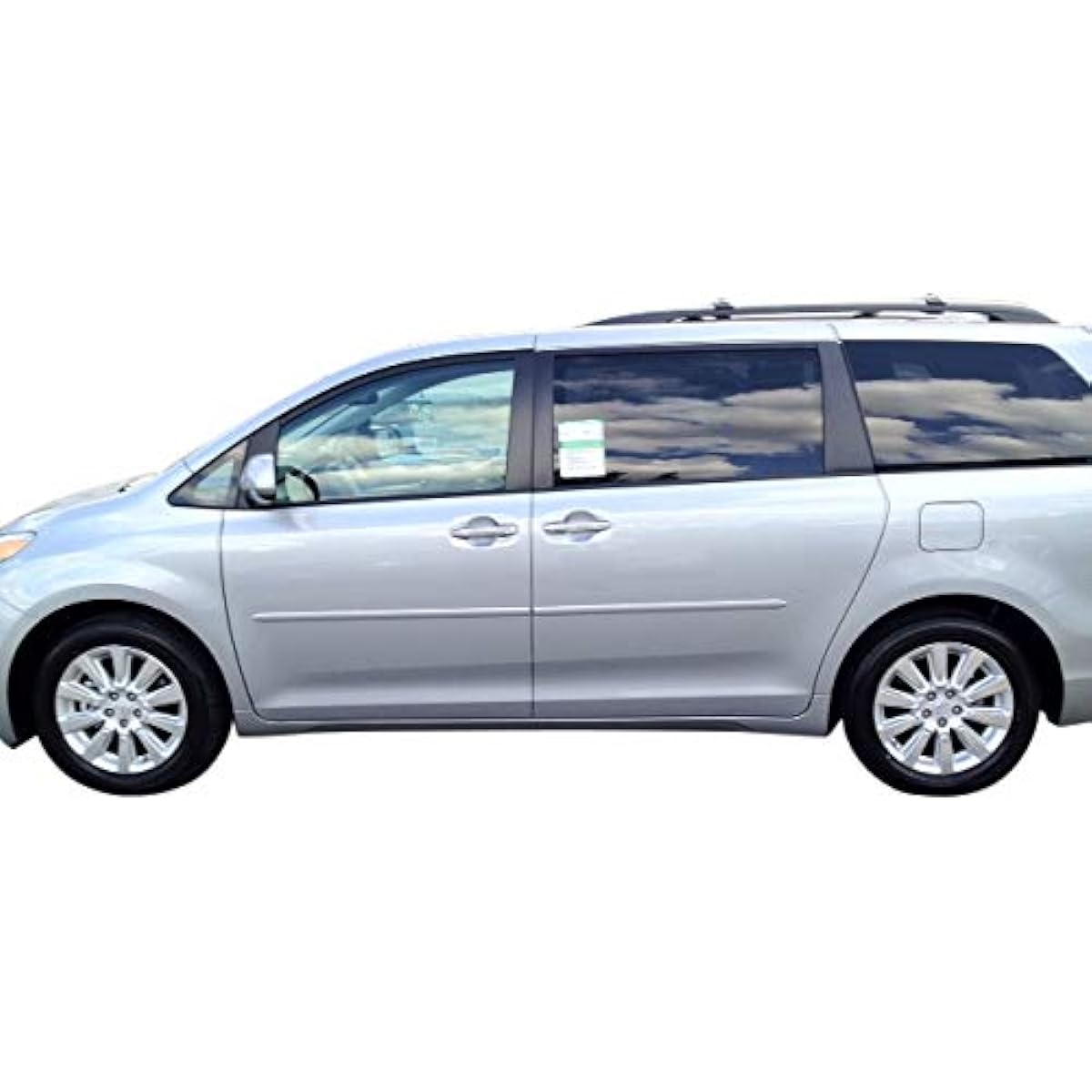 Painting body side molding for Toyota Shinna. Paint with factory painting code. BSM Sienna2011-12
