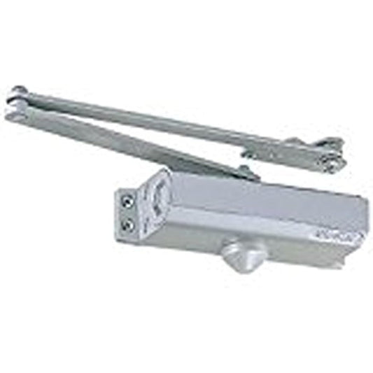 Nippon Door Check Manufacturing New Star Parallel Door Closer with Stop Silver P-183 1 piece