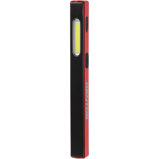 GENTOS Work Light LED Work Light Handy Type USB Rechargeable [Brightness 150 Lumens/2 Hours Practical Lighting/Dustproof/Splashproof] Uses Dedicated Rechargeable Battery GANTZ GZ-104 Compliant with ANSI Standards, Red Width 18 x Depth 17 x Height length