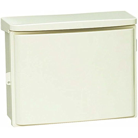Mirai Kogyo Plastic Rainproof Wall Box, High Grade Type, Roof Integrated, Horizontal Type, 1 Piece Price WB-15DHM