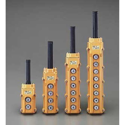 6-point push button switch (rainproof type/for hoist) EA940DF-103