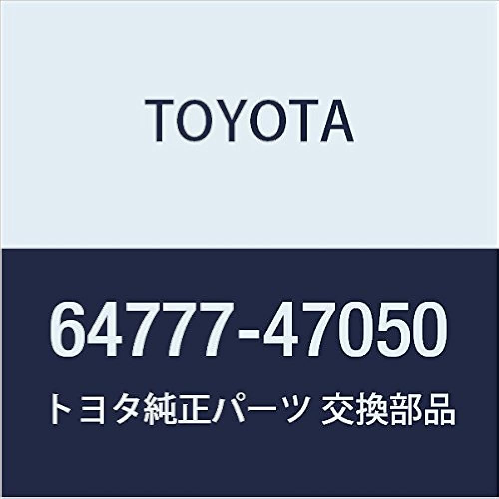 TOYOTA Genuine Parts Spare Wheel Cushion NULL Product Number 64777-76021