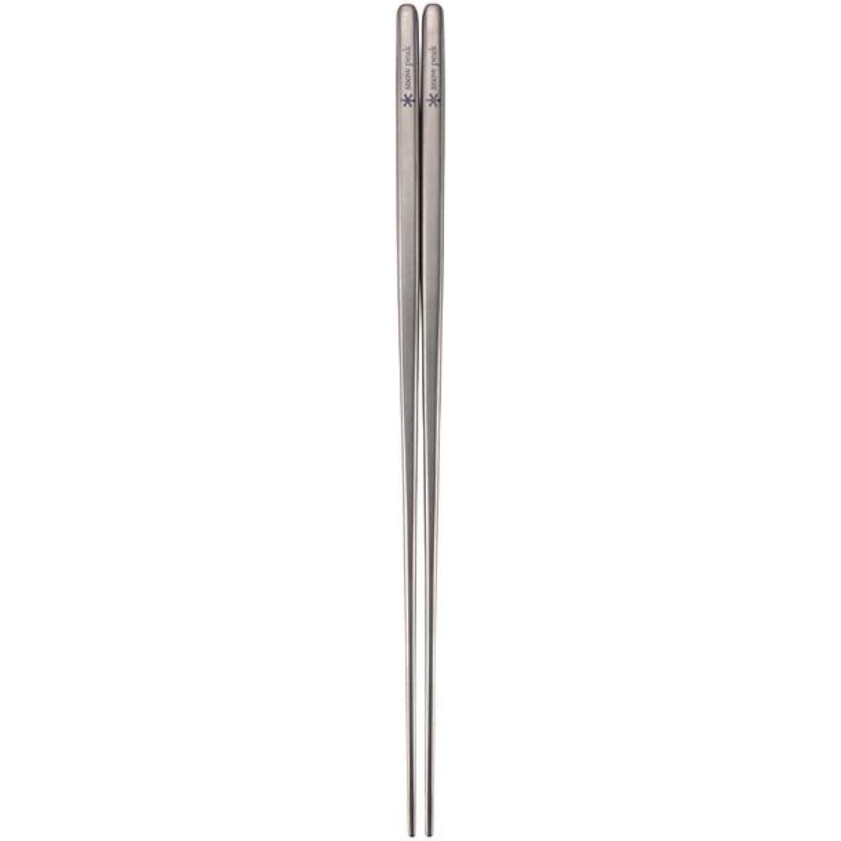 Snow Peak Titanium Tapered Chopsticks SCT-115 Silver