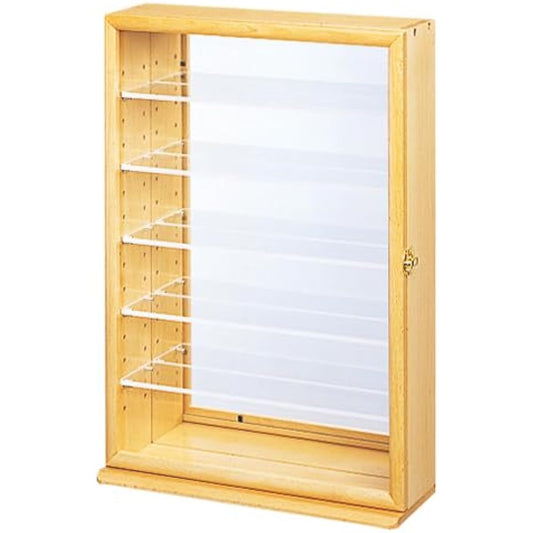 Nakabayashi NEW Collection Case Transparent Acrylic Shelf Type Natural Wood Grain CCM-N101NM