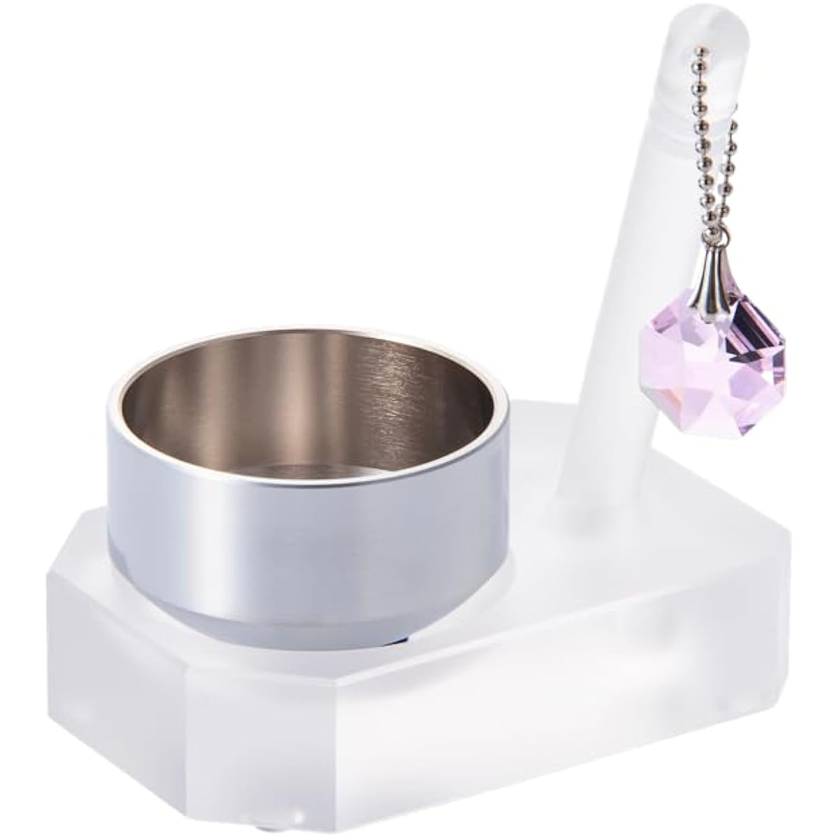 [Small but good sound mini orin Ⅱ] Orin diameter 38mm Orin set Orin stand Orin stand Buddhist altar fittings Ring stick split bone Memorial Made in Japan (Matte clear)