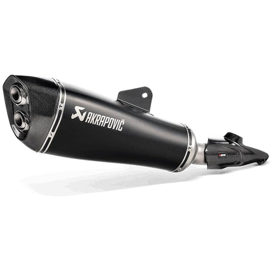 AKRAPOVIC Slip-on Muffler Titanium Black Compatible with Euro Regulations R1250R/RS (19-21)