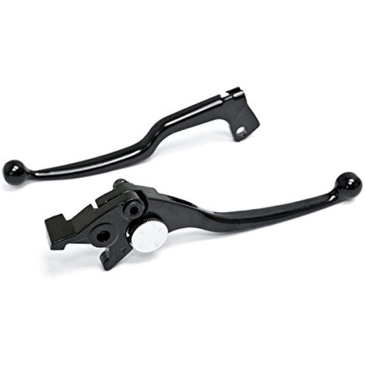 Krator HL004-RE Black Brake + Clutch (1989-2006 Suzuki Katana 750F Hand Lever Replacement Set 05 04)