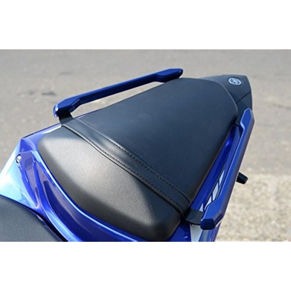 RIDEA PH-Y02-BE Aluminum Grab Bar, Blue, YAMAHA YZF-R25/YZF-R3
