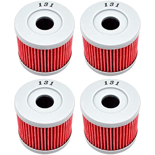 Oil Filter Suzuki DR125 1982-1985 DR 125 SM 2007 2008 2009 GN125 GN 125 1982-2000 GS125 GS 125 1983-2000 LT185 1984-1987 (Accessories Update) (Color : 4 PCS-01)