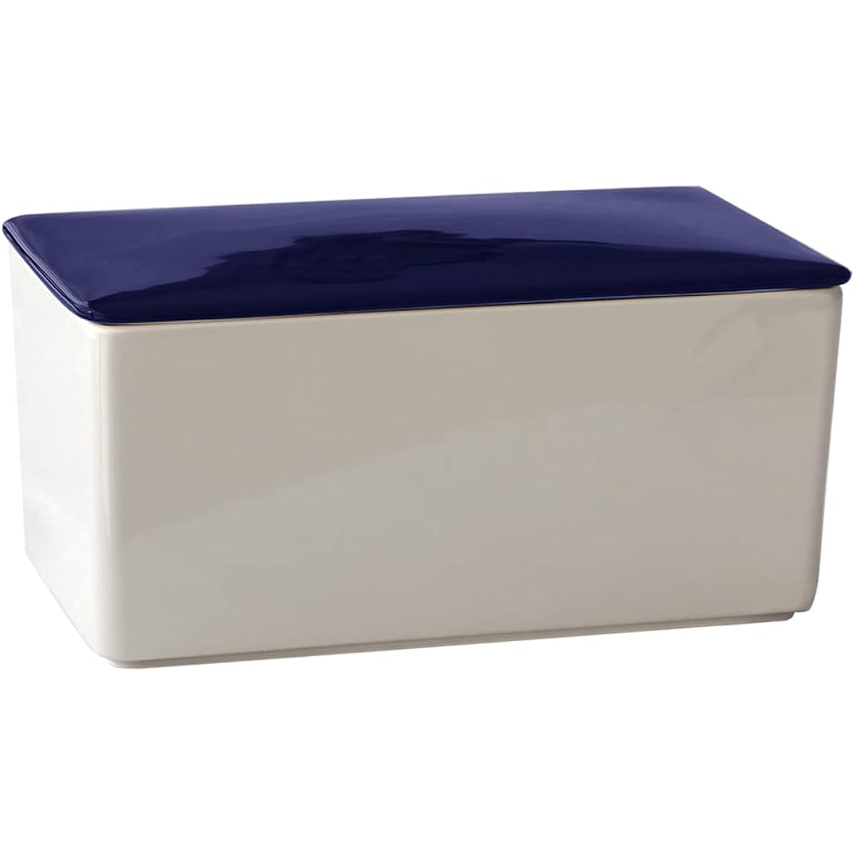 Kamoshika Doguten Rice Bran Pickle Bowl, Rice Bran Pickle Container, Drainer, Pottery, 3000ml, Refrigerator, Banko Ware, Made in Japan (Indigo)