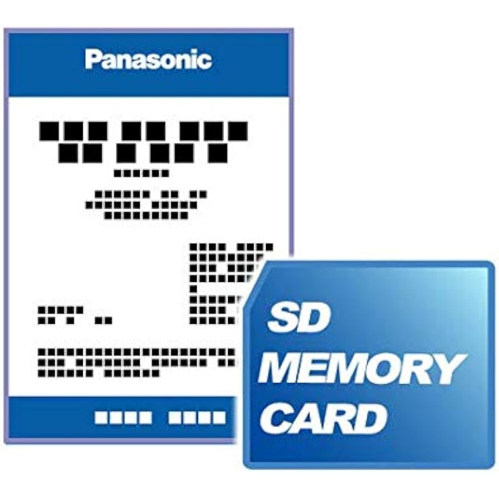 Panasonic map microSDHC card for MP100/200/500/700/SP300/500/700 series CA-SDL182D <2018 version> Panasonic