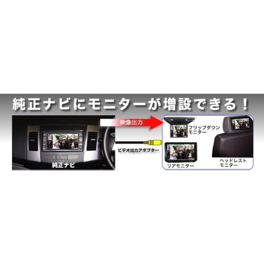 Beat-Sonic video output adapter [Toyota general purpose car with manufacturer option navigation] AVC37
