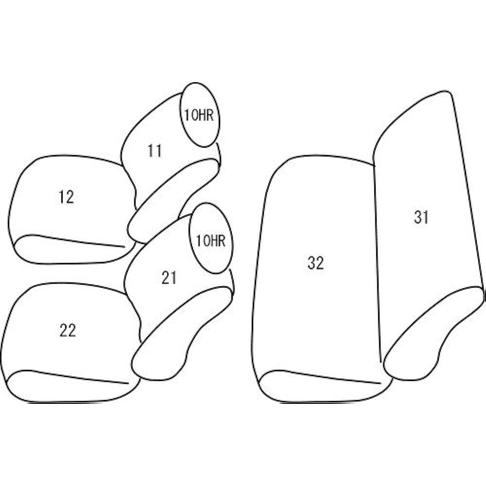 Clazzio Seat Cover CR-Z ZF Series Clazzio Air Ivory EH-0395
