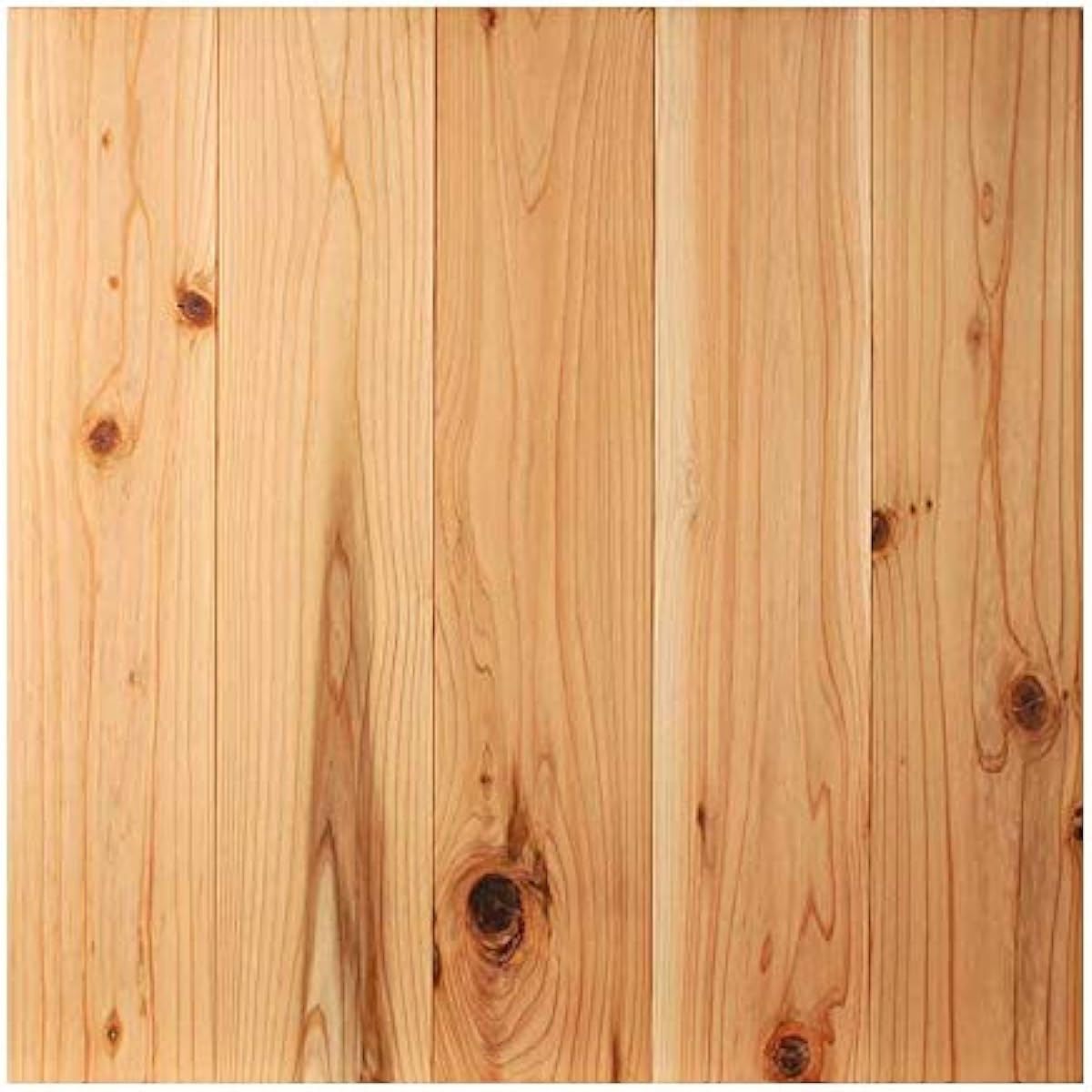 Nishiawakura Forest School Easy to lay! Domestic solid wood floor for rental housing/office Yukahari Tile Sugi 1.35cm*50cm*50cm 8 pieces/box