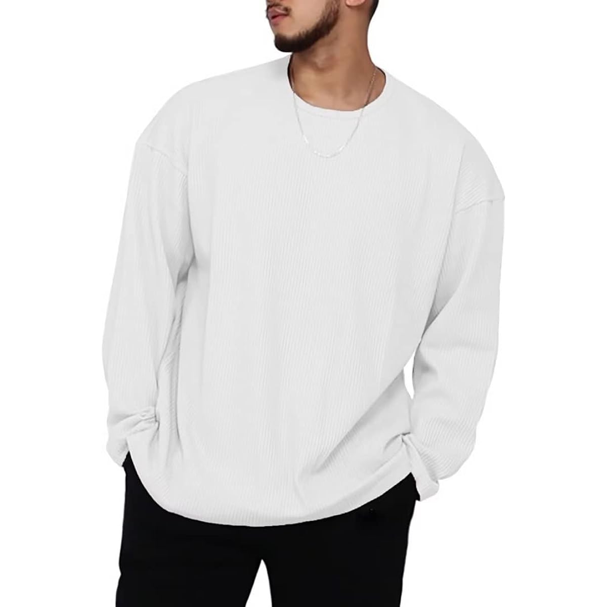 [Musgneer] Men's T-shirt, Long Sleeve, Sports, Training Wear, Fitness, Stretch Top, Muscle Training, Gym, Bodybuilding, Long Sleeve, CX171197