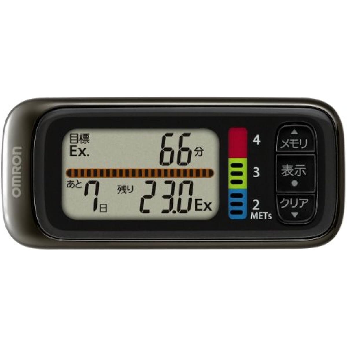 OMRON Pedometer Walking style HJ-302-K Black