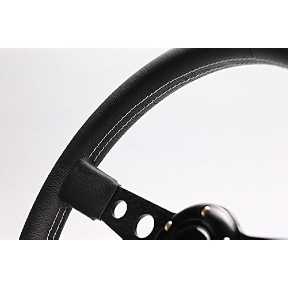 Steering wheel 35Φ faux leather traditional vintage (M35S)