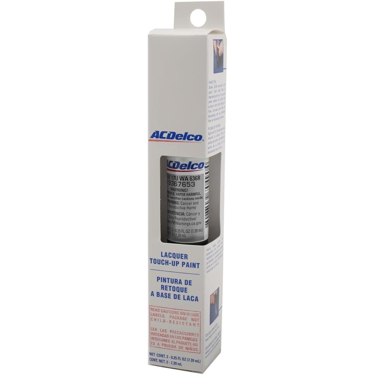 ACDelco 19367653 Switchblade Silver Metallic (WA636R) Four-In-One Touch-Up Paint - .5 oz Pen