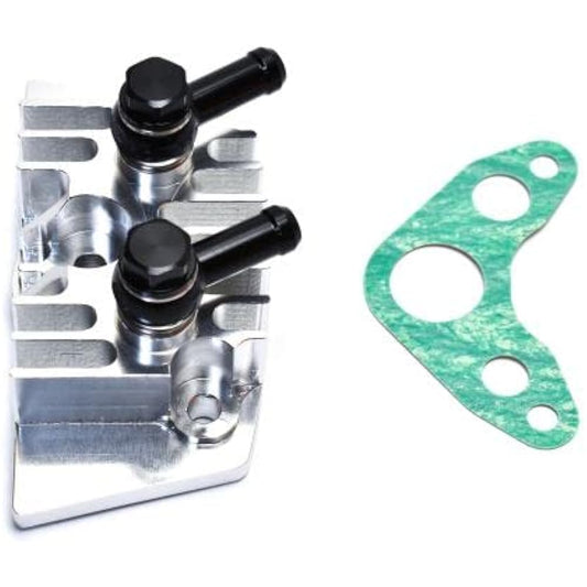 Clipping Point Big Fin Oil Cooler Outlet Set (Banjo: Black Hose Diameter 8Φ) Compatible with: 12V Monkey (cab vehicle)