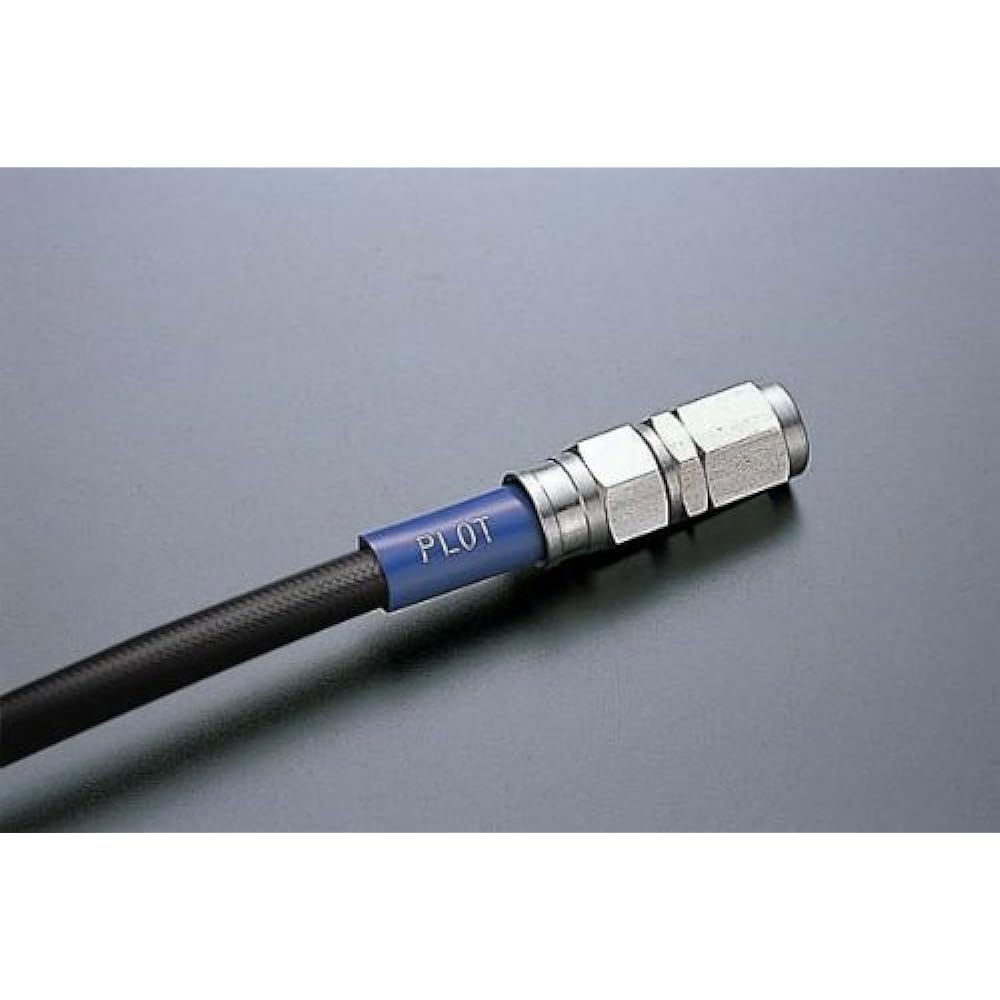 SWAGE LINE Easy Order Hose General Purpose Hose Stainless Steel Black Smoke Hose Banjo Adapter Included (20 Degrees + 20 Degrees) 625mm STKB-1212M-0625