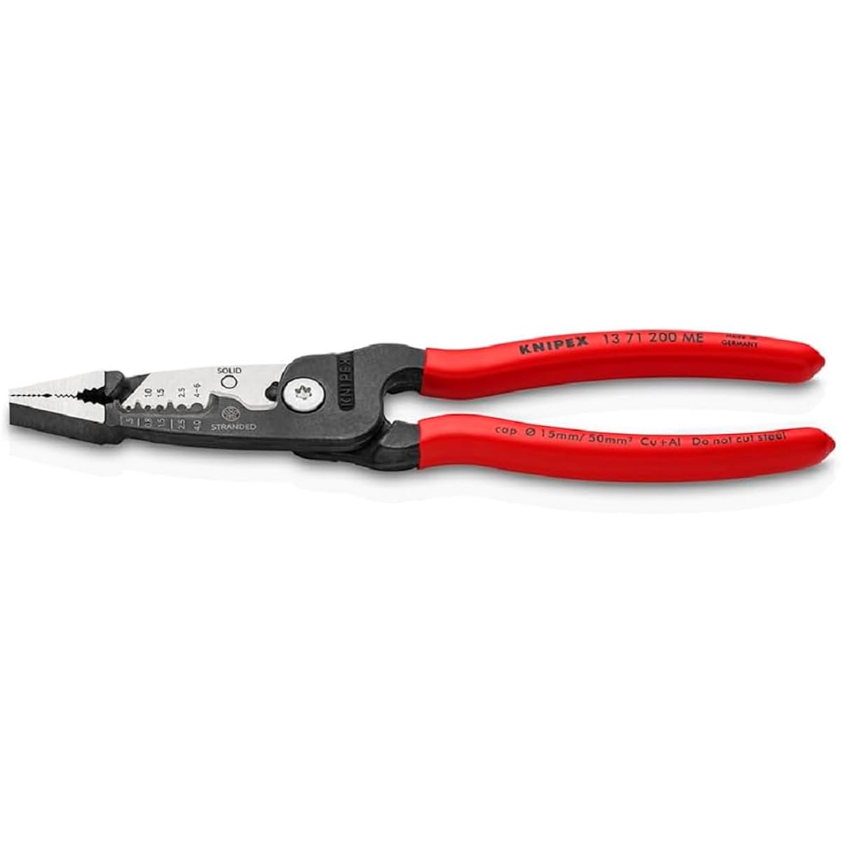 KNIPEX Metric Wire Stripper Plastic Coat Handle 1371-200ME