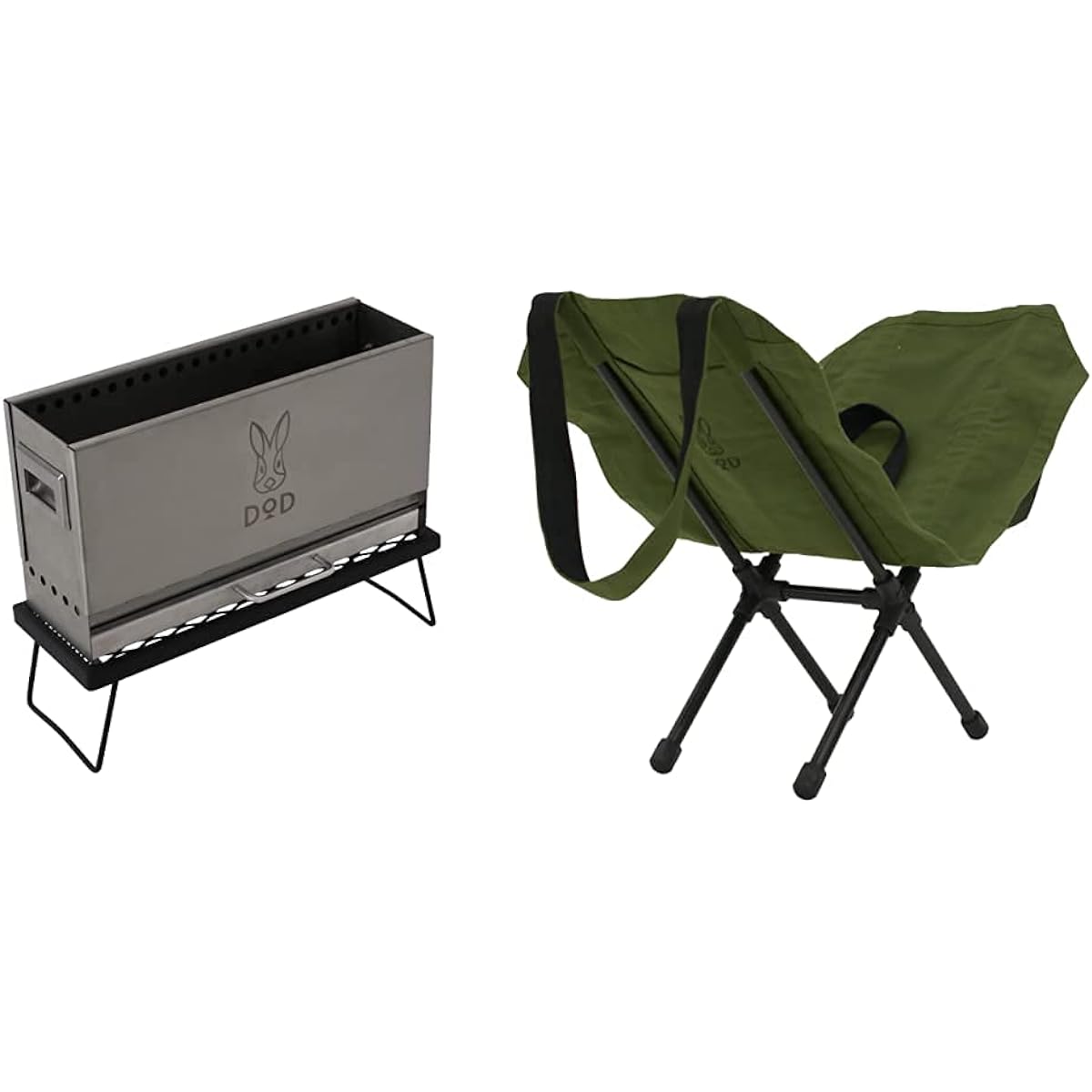 DOD Mechamoe Fire Secondary Combustion Visible Bonfire Stand Heat Resistant Table Storage Bag Standard Included Q3-626-SL & Tonari no Maki-chan Firewood Bag & Firewood Stand Set Next to Bonfire or Wood Stove LX1-453 [Set] buy】