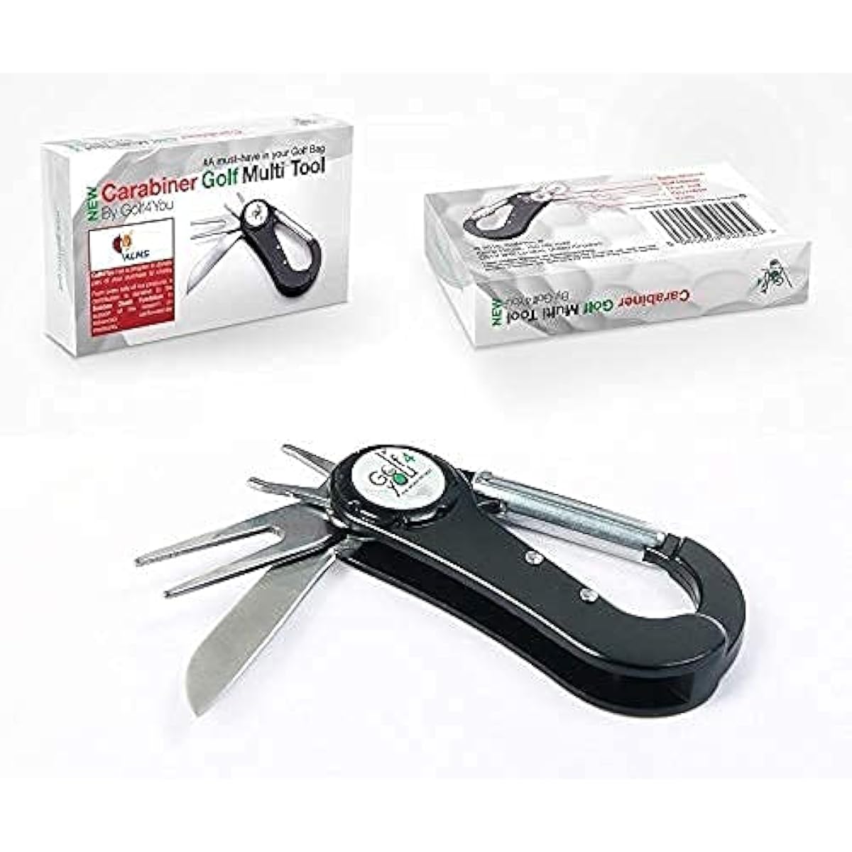 [Golf4You] Golf supplies and accessories. Golf accessories multi-functional stainless steel multi-tool 5-in-1. Golf fork repair. golf marker. Golf wrench ... Golf accessories