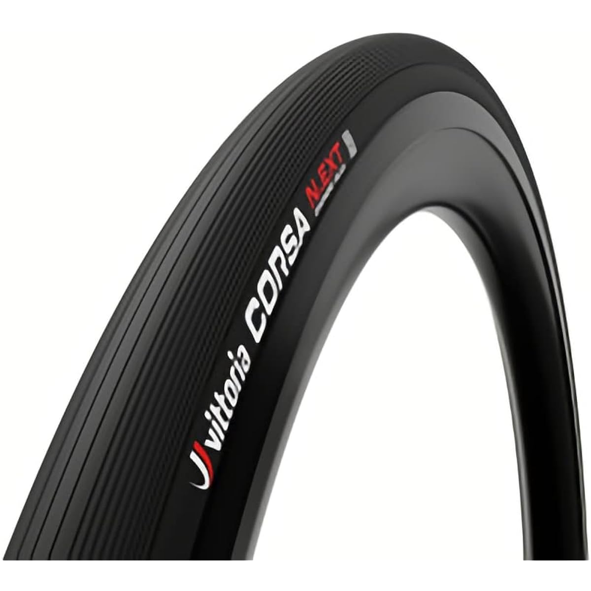 DERCLIVE Vittoria CORSA N.EXT TLR ALL BLK 700X24C Tubeless Ready Tire