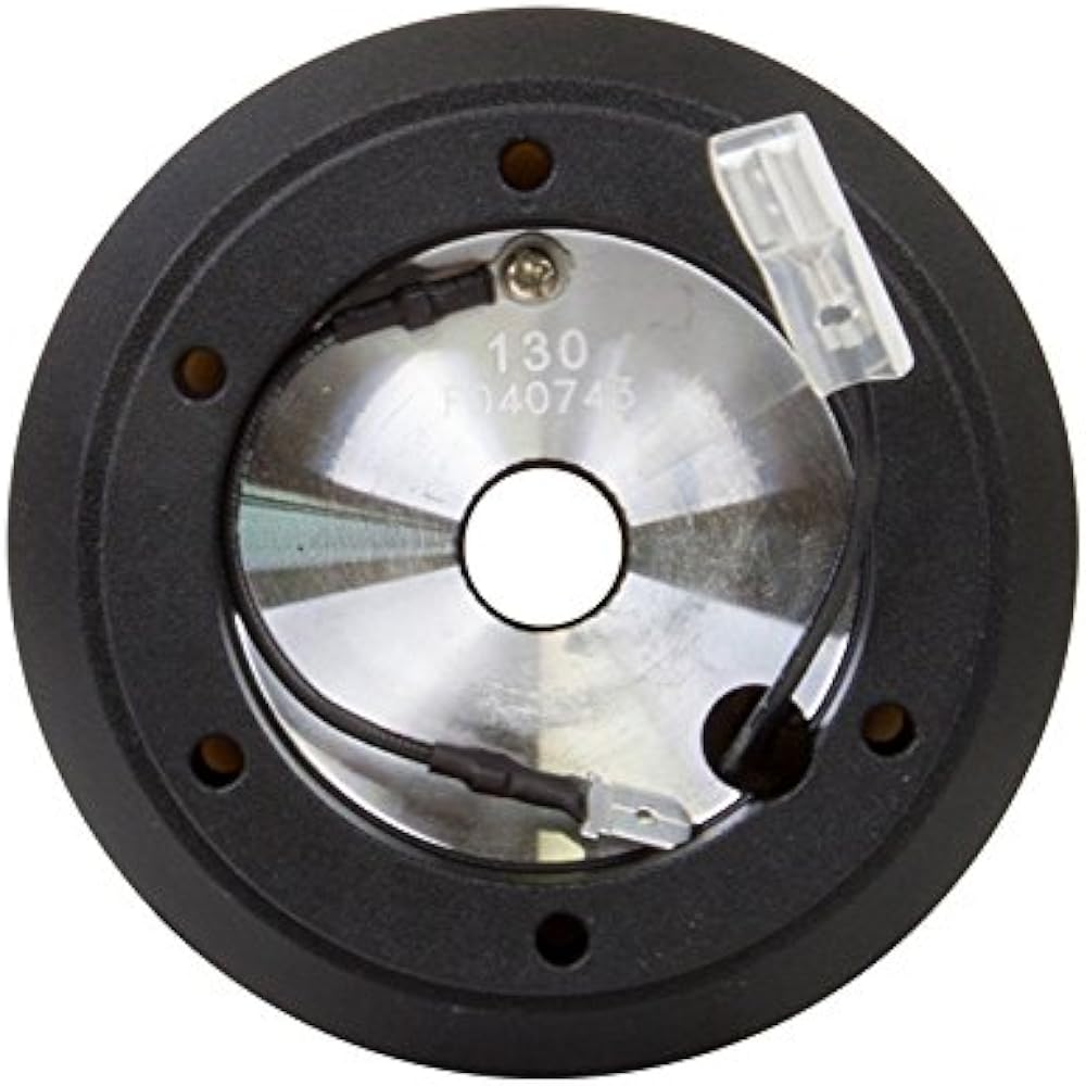 NRG Innovations NRG-SRK-130H Racing style, steering wheel Quick release short hub adapter, 6 x 70mm bolt pattern, black body