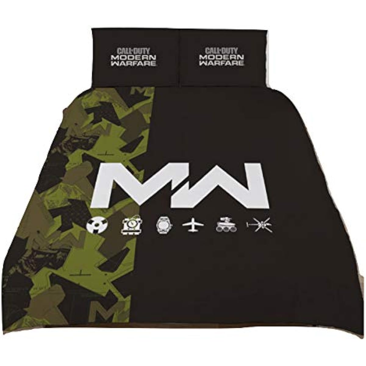 8241 Call Of Duty Modern Warfare Double Duvet Cover + Pillowcase Set [Parallel Import]